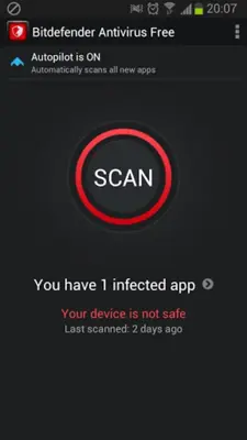 Bitdefender Antivirus Free android App screenshot 1